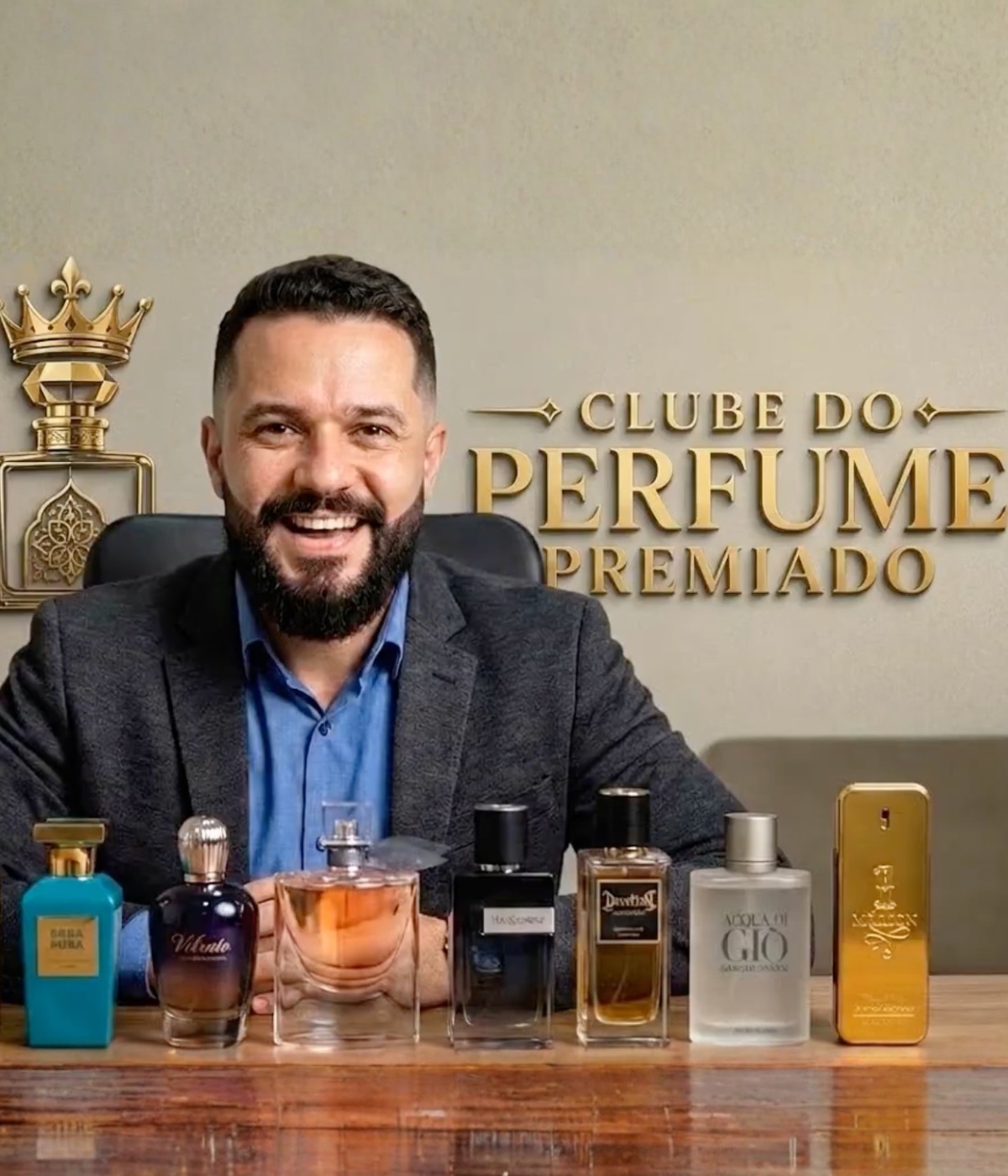 Clube do Perfume Premiado com seleção de perfumes importados